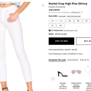 Citizens of Humanity - Rocket Crop High Rise Skinny